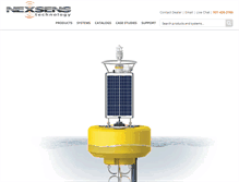 Tablet Screenshot of nexsens.com
